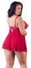 Czerwona sexy koszulka babydoll plus size Cottelli 3XL